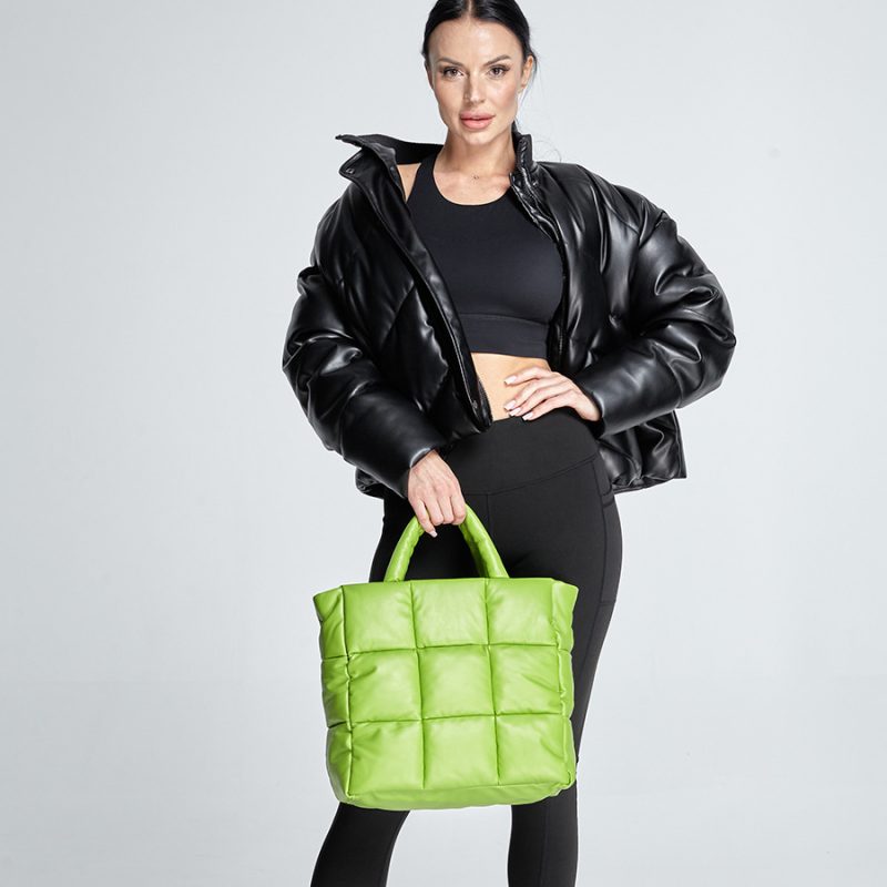 Puffer Bag Quilted Crossbody Bag - Image 6