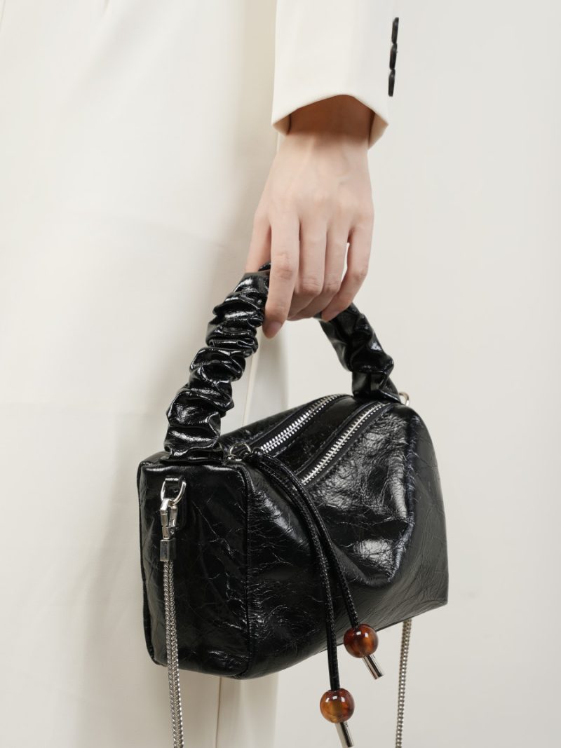 Genuine Leather Pillow Bag - Image 2