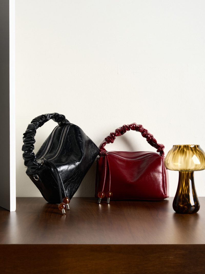 Genuine Leather Pillow Bag - Image 6
