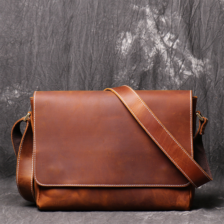 Vintage Genuine Leather Men Bag - Image 2