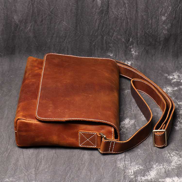 Vintage Genuine Leather Men Bag - Image 4