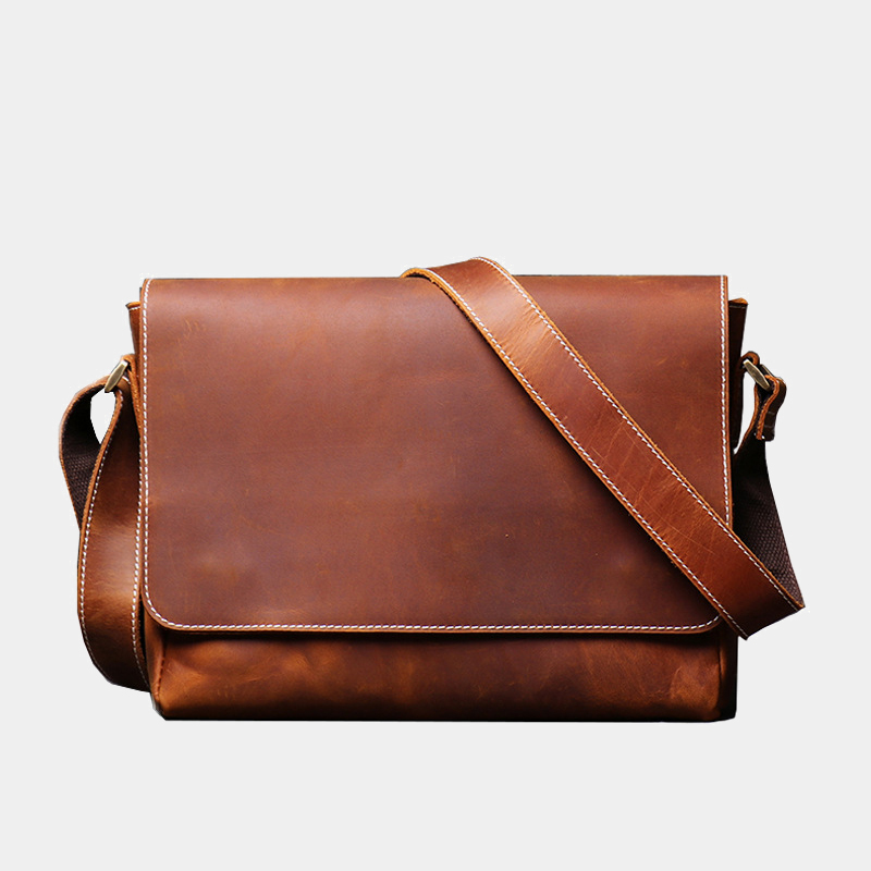 Vintage Genuine Leather Men Bag