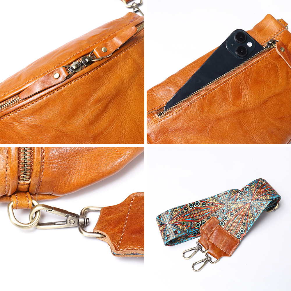 Vintage Genuine Leather Women Bag - Image 6