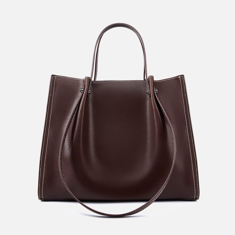Genuine Leather Shoulder Handbag