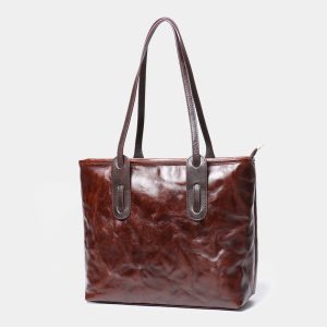 Genuine Leather Vintage Shopping Bag