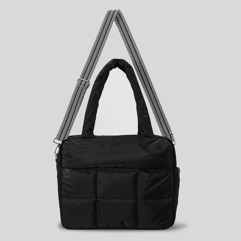 momocolor puffer tote messenger bag (1)