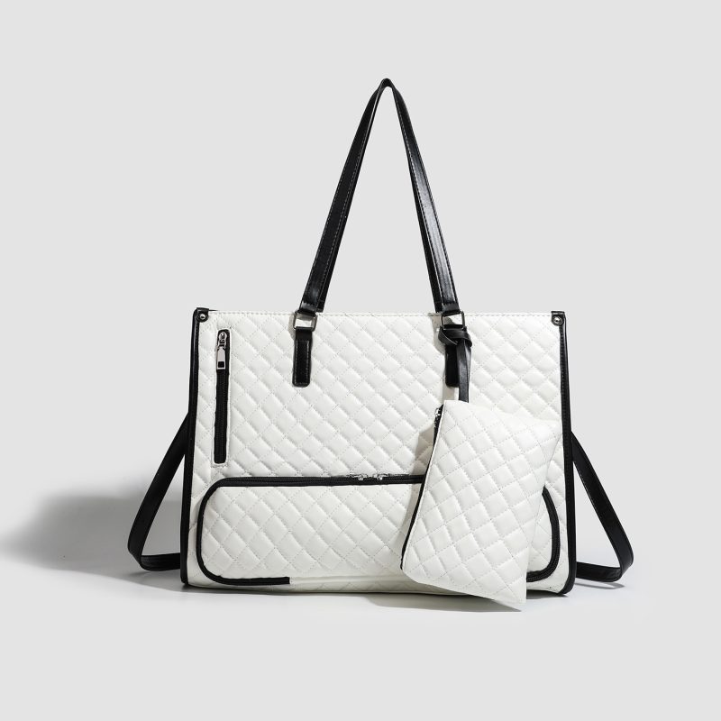 Custom Quilted Large Tote Bag for Women - Image 8