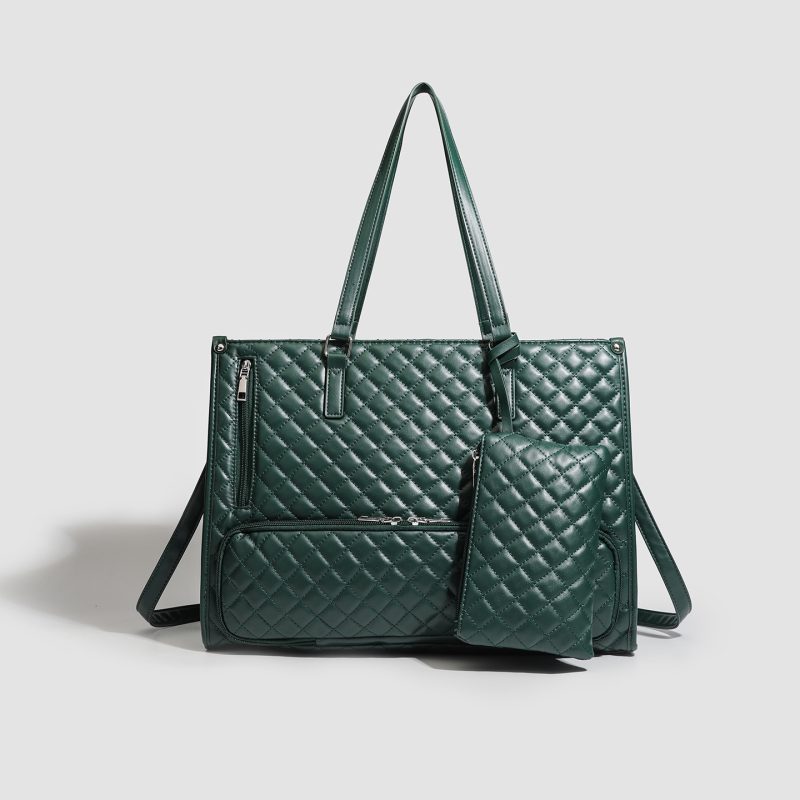 Custom Quilted Large Tote Bag for Women - Image 9