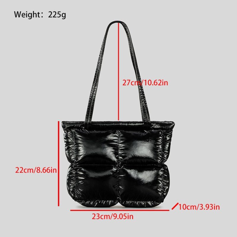 Custom Puffer Tote Bag for Women - Image 4
