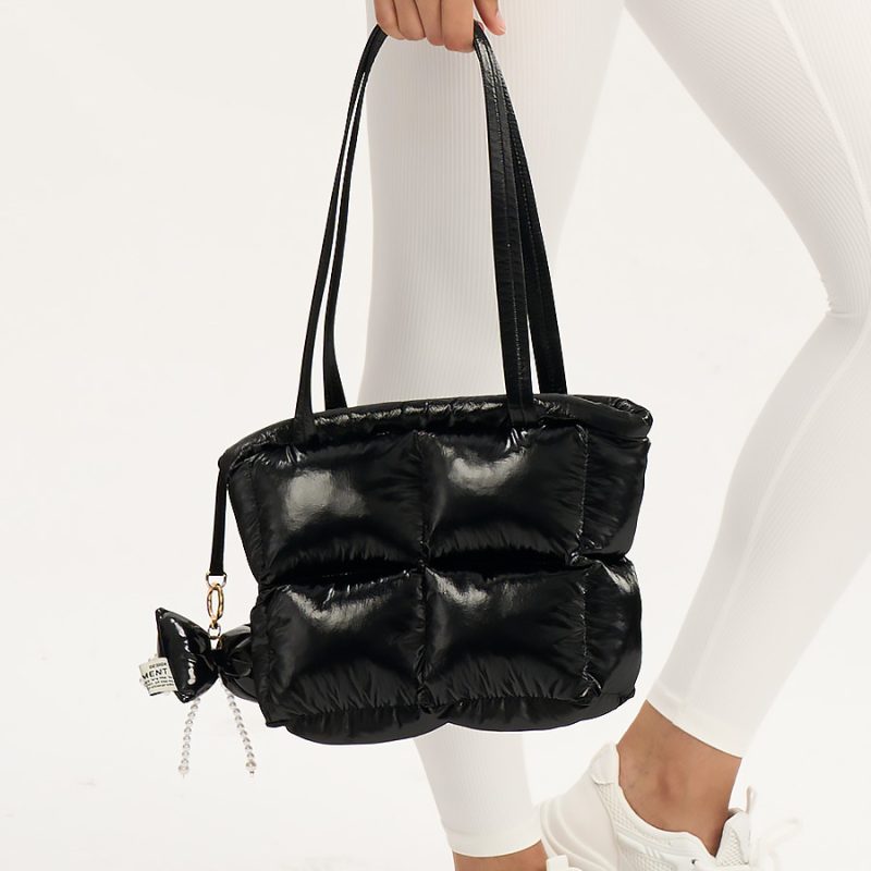 Custom Puffer Tote Bag for Women - Image 5