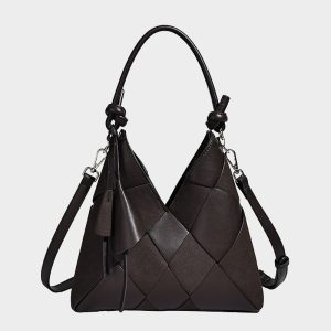 momocolor woven leather shoulder bag (1)