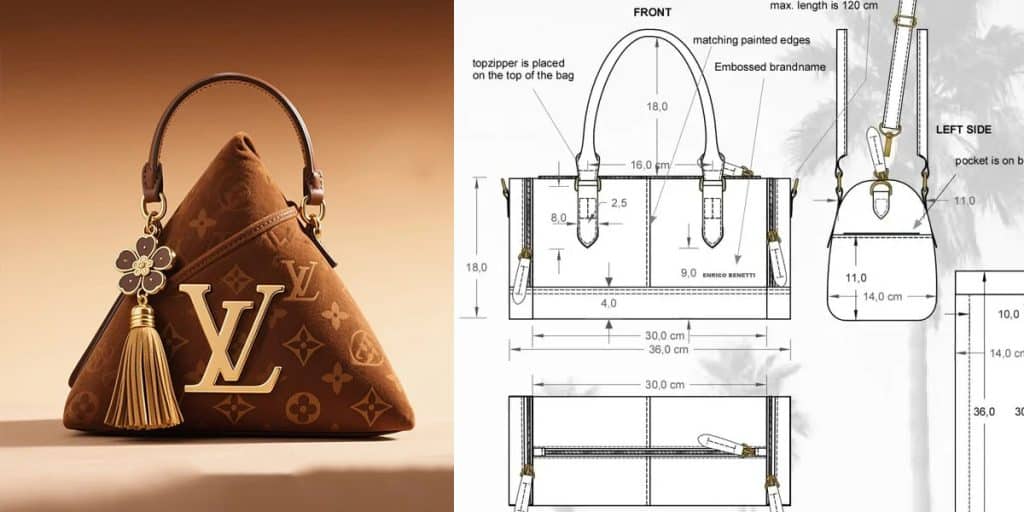 How to Create a Bag Tech Pack: The Ultimate Guide for Fashion Startups (With Checklist) 1 bag design
