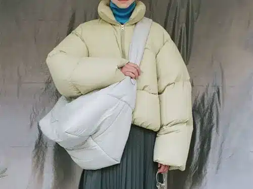 large puffer shoulder bag